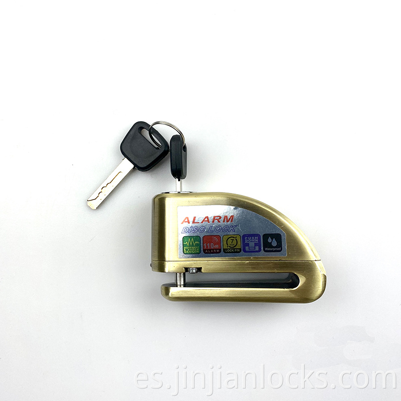 Disco de alarma Bloqueo de freno impermeable Alarma de bloqueo de motocicleta Alta Bike de decibelio anti -RETIRSO Alarma de bloqueo de disco de bicicleta